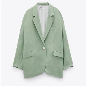 Zara Rustic Oversized Blazer
